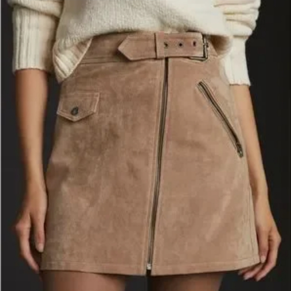 NWT- Suede BlankNYC skirt